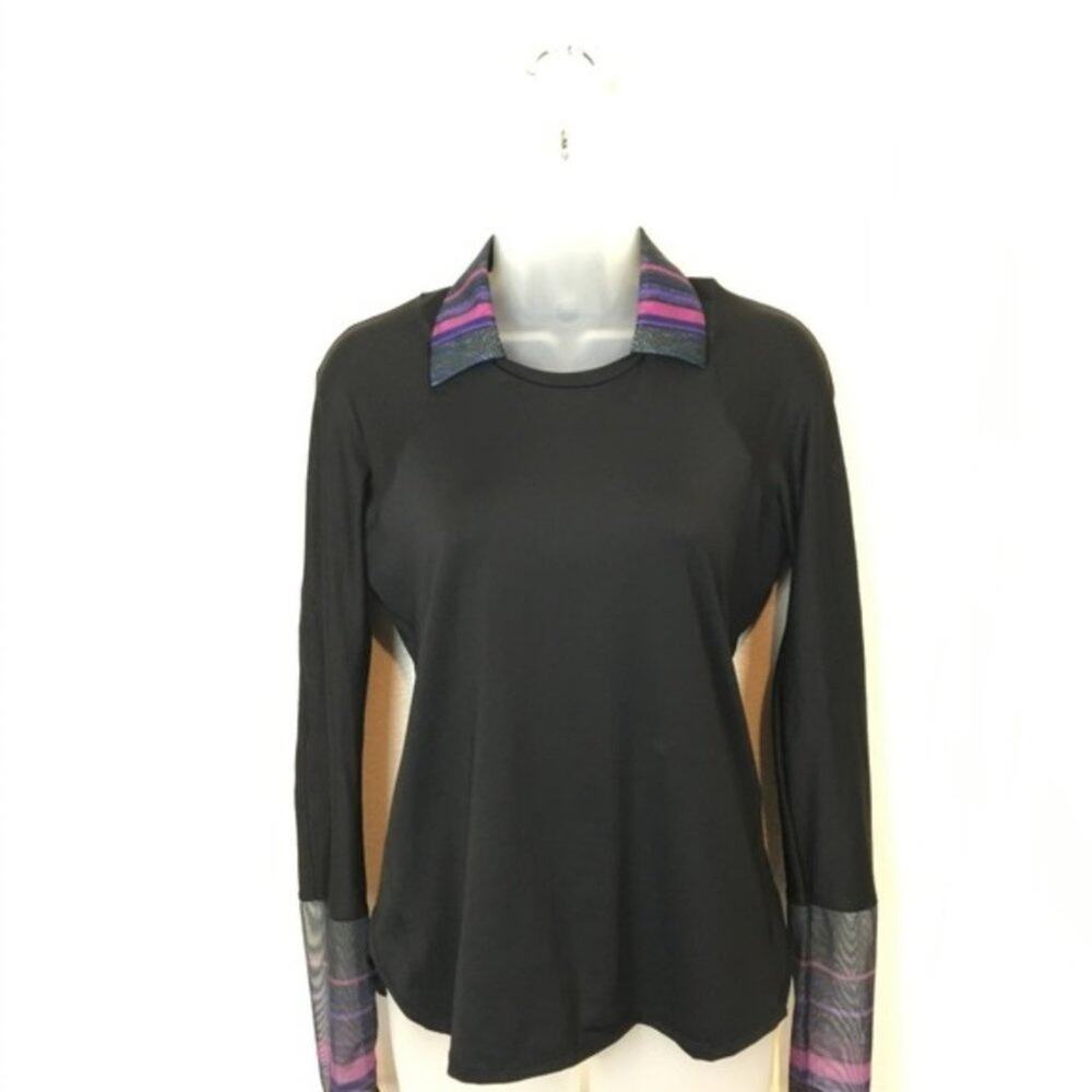 Lucky in Love Top Shirt Tennis Golf Sports Vaportex Le Prep Jersey NWT Mesh